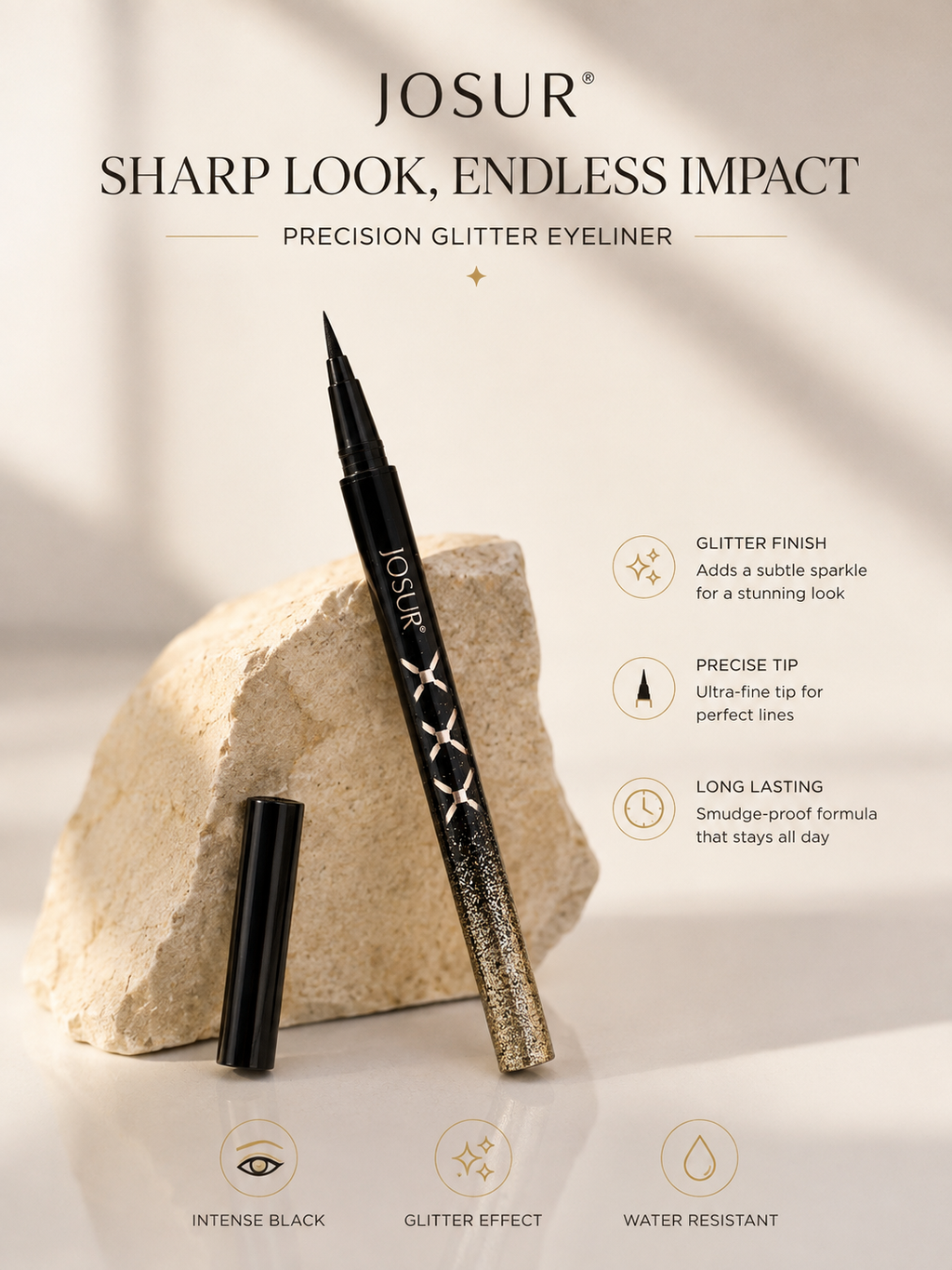 JOSUR Waterproof Precision Eyeliner